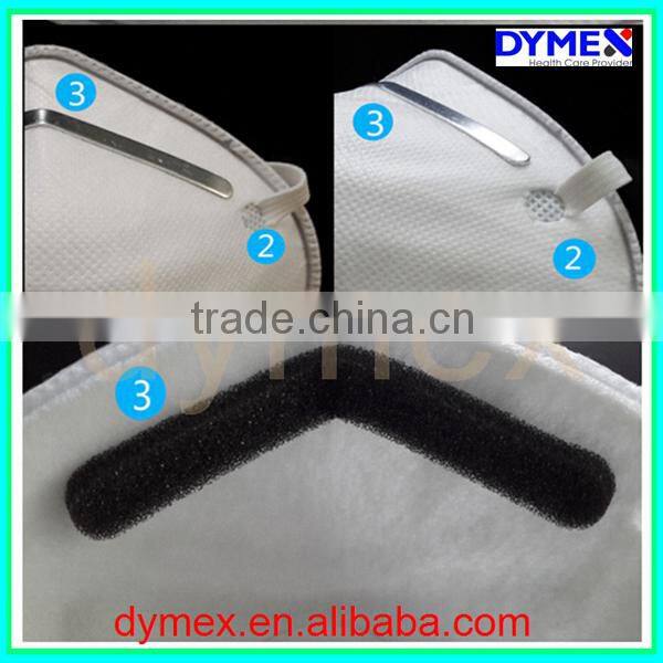 Disposable Nonwoven Face Mask Protective N95 Respirator