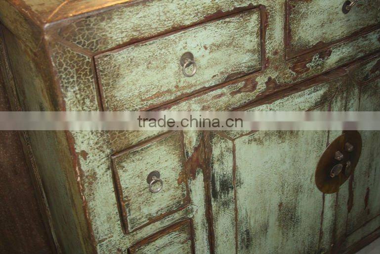 Living room solid wood file cabinet chinese reclaimed wood cabinet