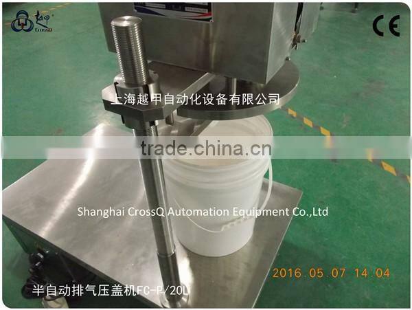 Stainless Steel 20l Bucket Plastic Lids Pressing Machine