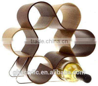 GH-RZ246 Modern design acrylic wine rack,high quality acrylic liquor holder, acrylic beverage display
