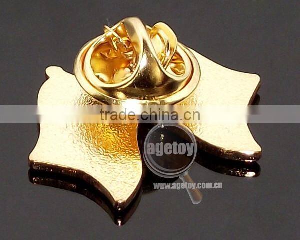 Acrylic Plastic Box Packing China And The United States National Flags Customized Enamel Metal Pin Badge