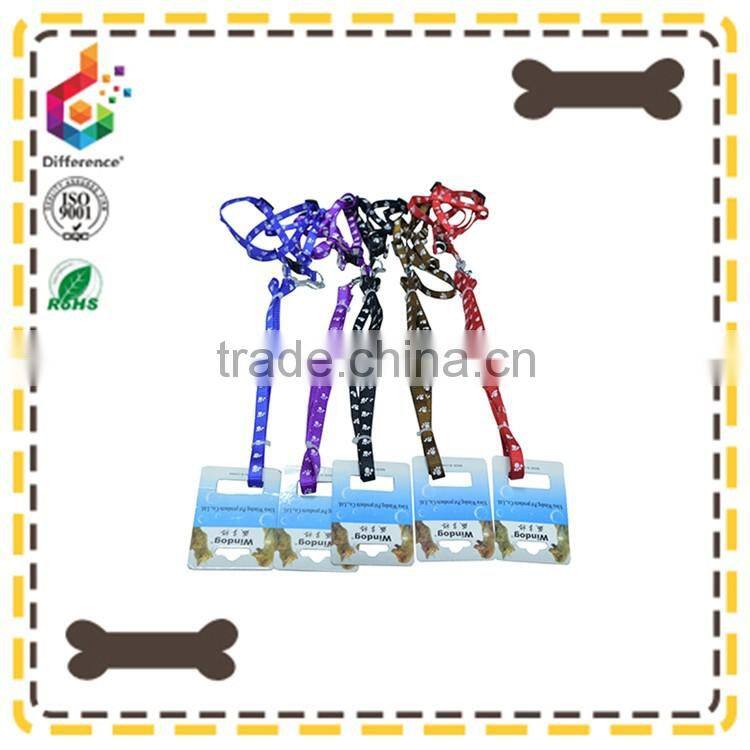 Customized ajustable nylon rope dog leashes