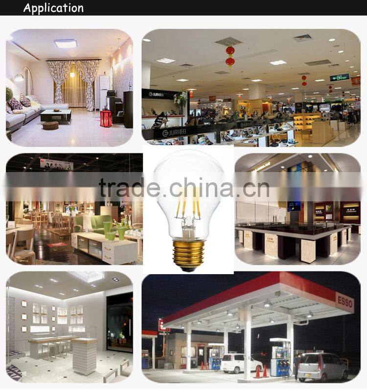 Hot Sales 110V-240V E27 E26 B22 glass led bulb a19