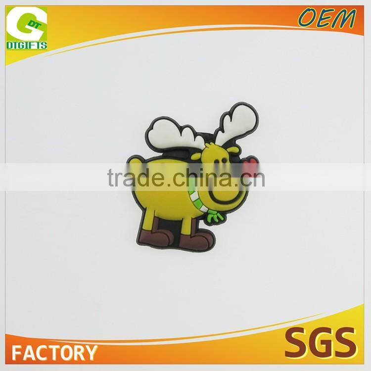 Cheap custom souvenir 3d soft pvc fridge magnets