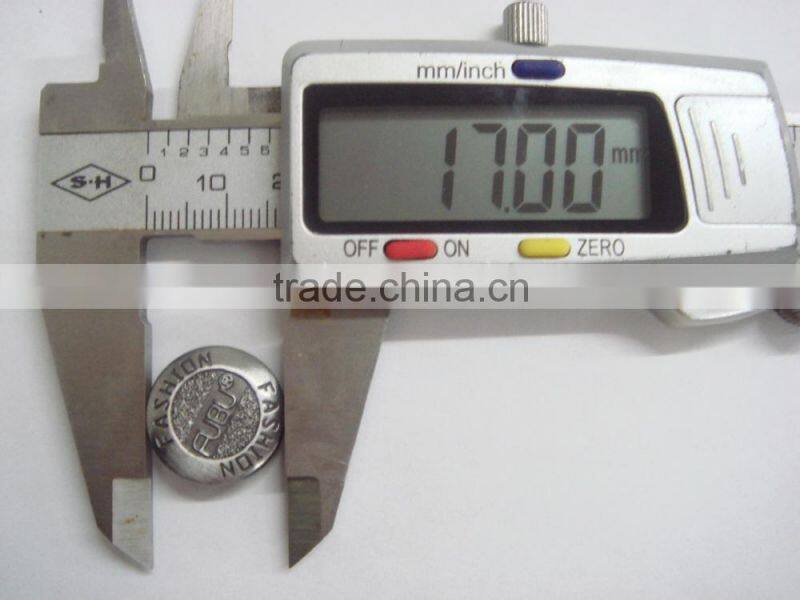17mm chinese factory made metal snap buttons wholesale bulk