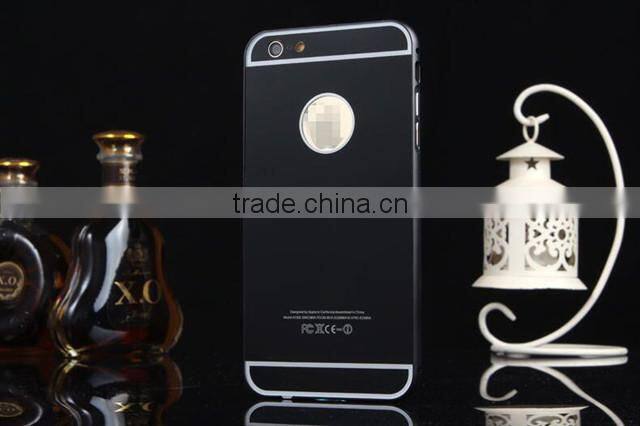 2015 Mobile Phone New Products For iPhone6 Case Metal PC Cover 2 in 1 Back Cases