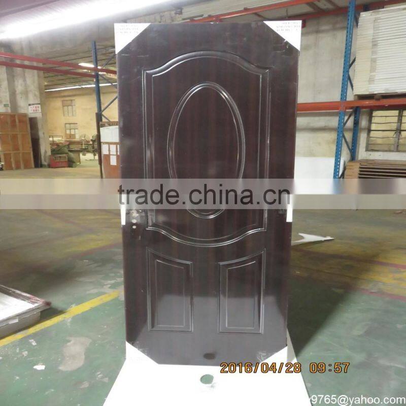 Metal Doors With 3/4 Oval Cut Out