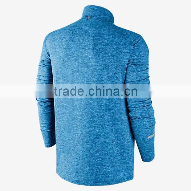 American t-shirt mens long sleeve gym t-shirts skin tights training gym shirt