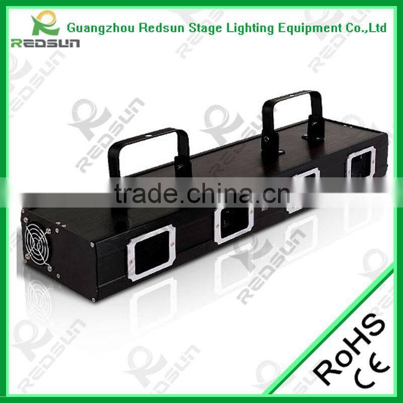4 head laser light RGB DJ equipment sound, auto, master-slave synchronization