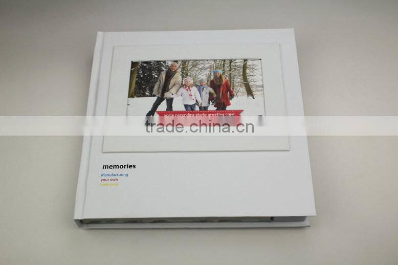 Luxury PU leather photo album customized manufacturer