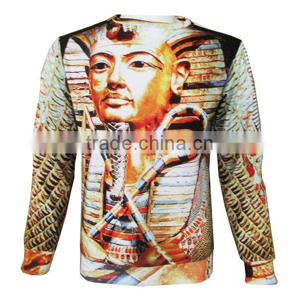 2015 Fall Long Sleeves Knitted Men's Round Neck Sweatshirt