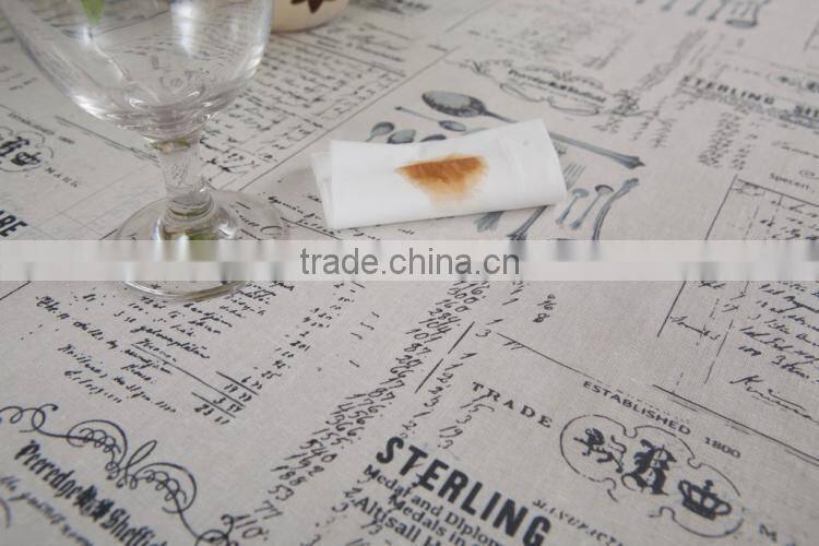 waterproof dining table cloth ,table cloths factory ,table cover ,dining table