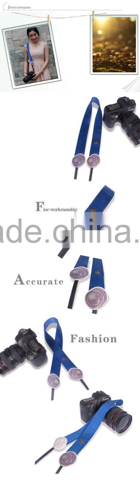 Personalized Lens Icon Leather Camera Strap For DSLR for Nikon for Canon for Sony LM-04 custom leather camera strap