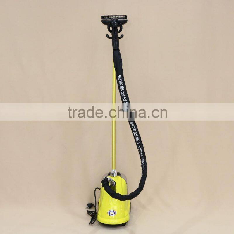 Professional portable hanging fabric garment steamer