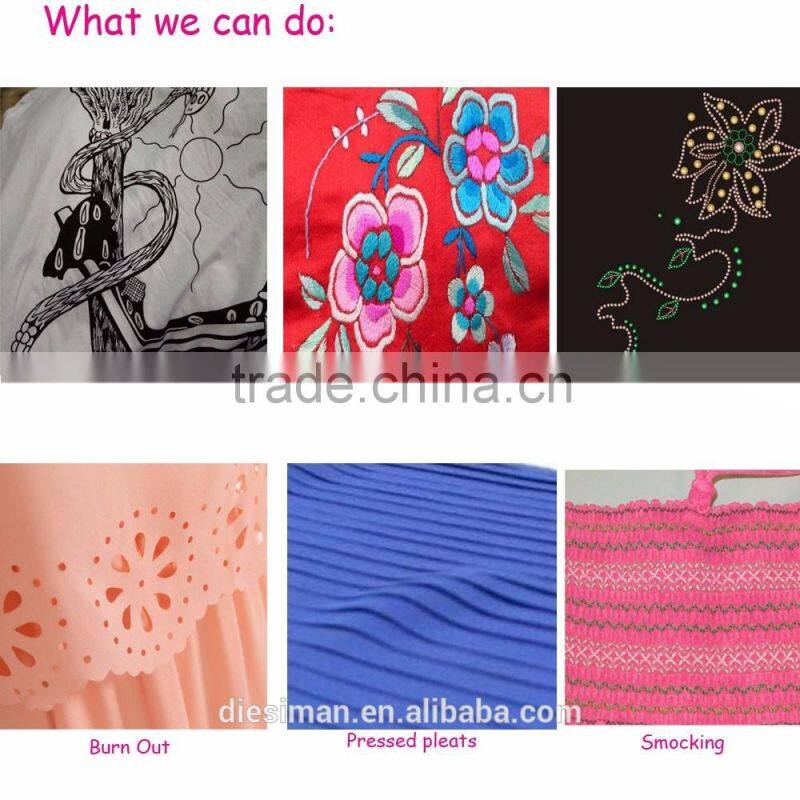 Elastic Wasitband Embroidered A-Line Sexy Mini Skirt Models