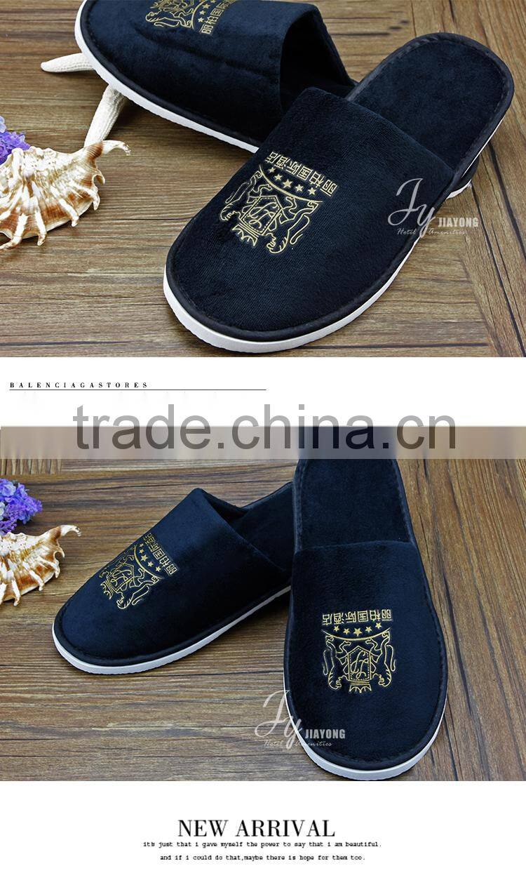 Best selling hotel terry slippers terry cloth slippers for hotel