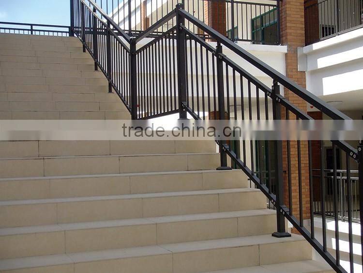 Railing metal fence panels for building