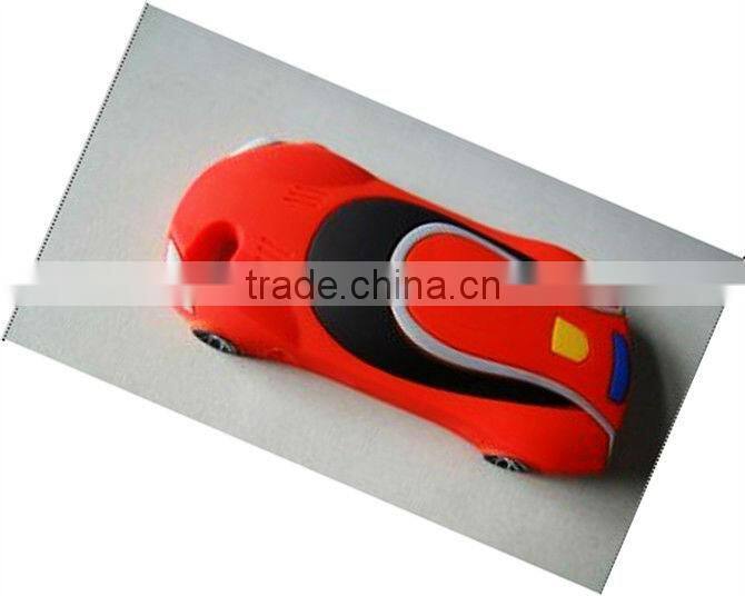 Loverly Soft 3D car shaped silicone case for iphone 4