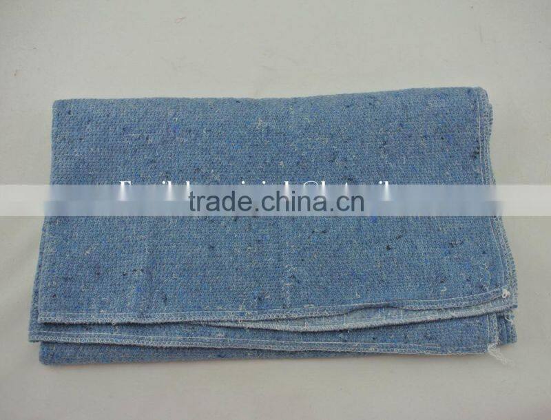 Stitch bonded nonwoven blue color 100%cotton floor towels