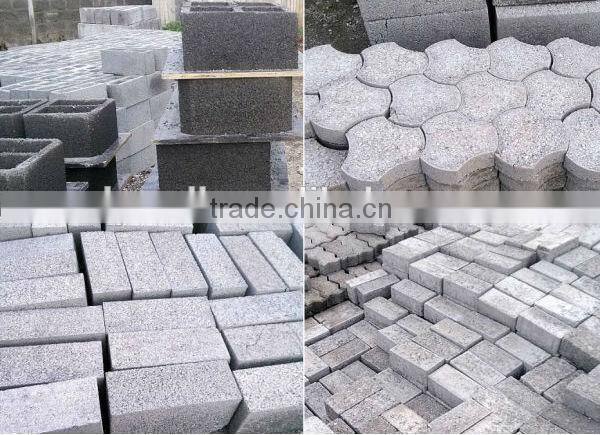 fully automatic multi-function concrete block machine, brick production process