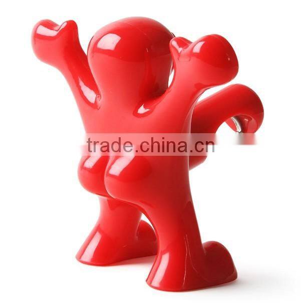 Resin bottle opener Happy Man, beer bottle opener, cute bottle opener