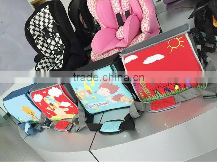 Newest design high quality car booster seat bag group 2+3