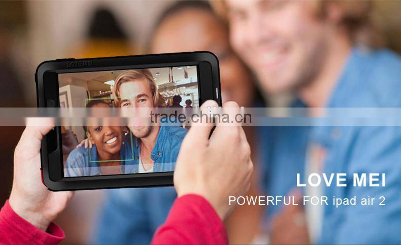 2016 Lovemei Original Powerful Metal Protective Case For iPad Air 2