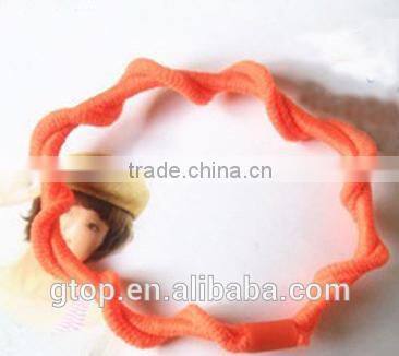 Wholesale rubber elastic hair circle cheap good quality R-0003