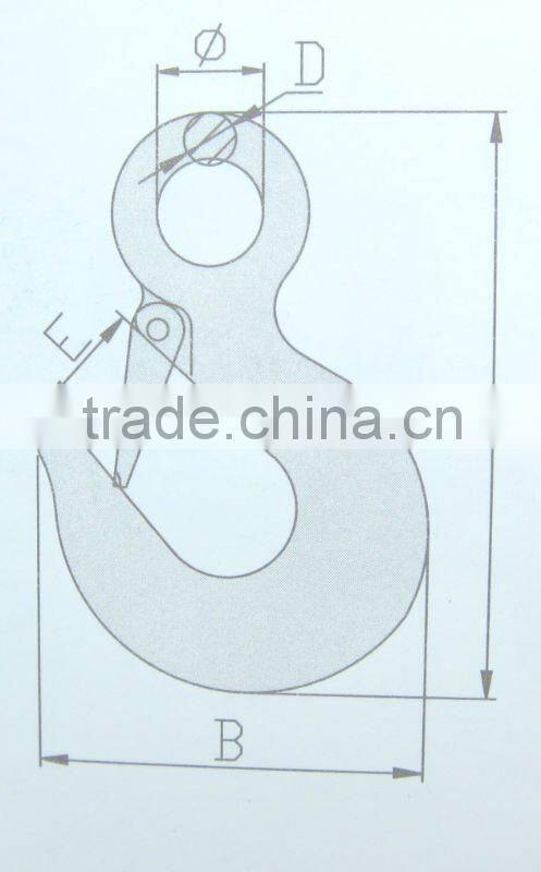 European type security hook(type A)