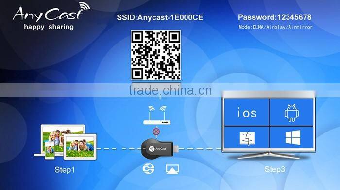 2016 portable mini quad core Android 4.4 TV Dongle usb wifi dongle anycast M2