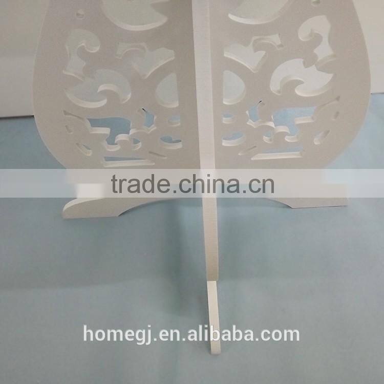 wholesale price furniture of white hollow out small tea table