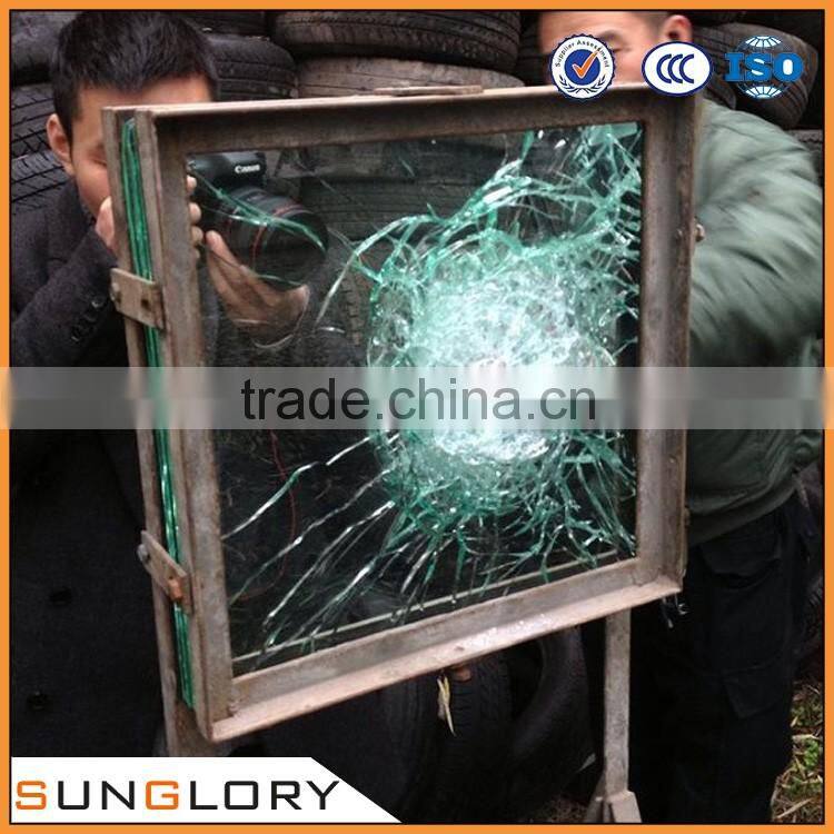 20 mm glass , 20mm 30mm 40mm Bulletproof Laminated Glass