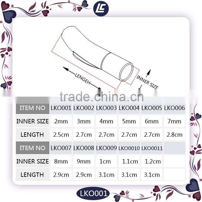 316 stainless steel 5mm magnetic clasp for round leather cord