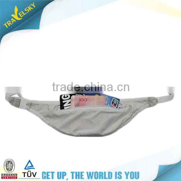 Travel security waist belt bag