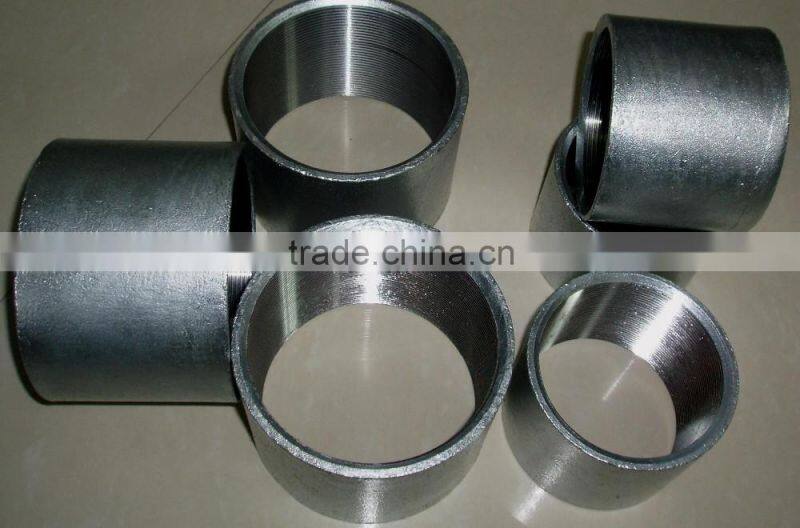 black npt thread carbon steel pipe socket