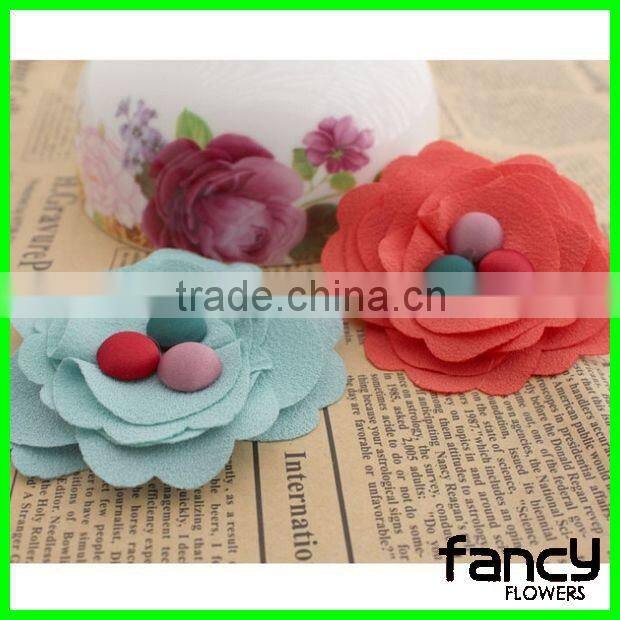 Artificial flowers kids flower girl dresses