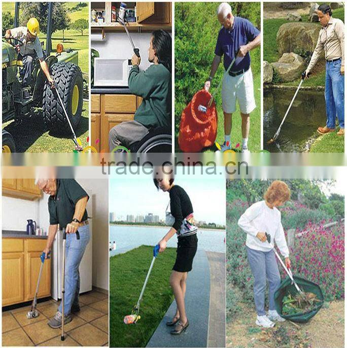 Cleaning litter reacher or trash picker