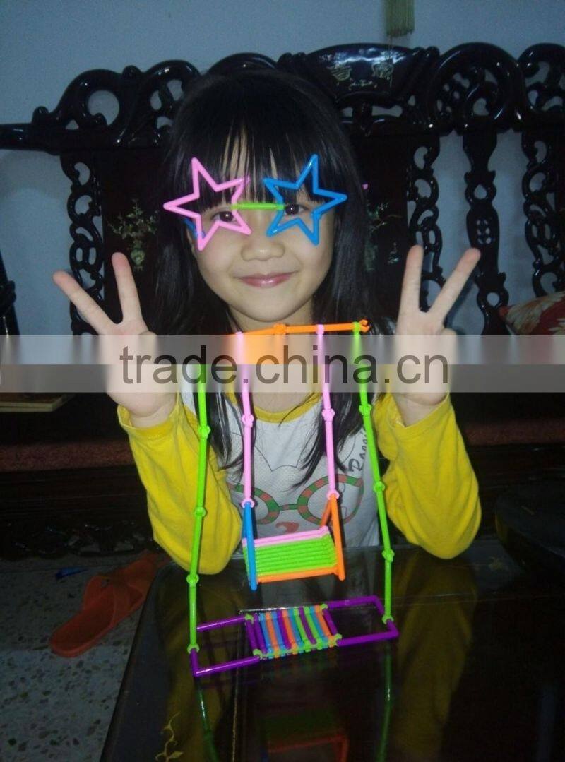 High quality kid toy new coming educational DIY plastic creative smart stick toy