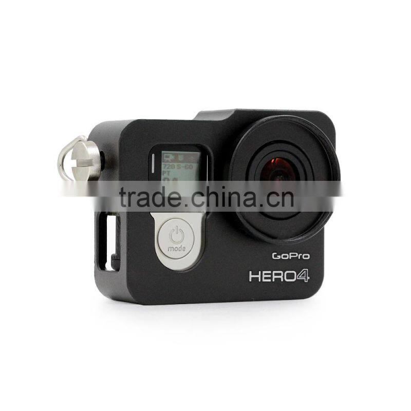 Telesin Aluminium Alloy CNC Protective Housing Shell Case for Go Pro Hero3+/4