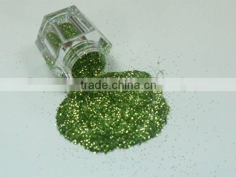 0.2mm Apple Green Color Glitter Powder