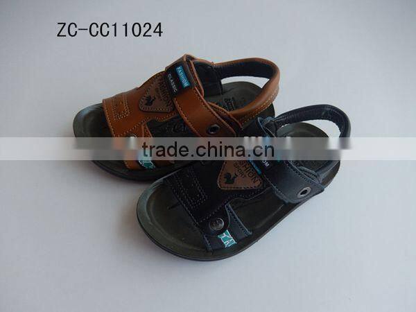 velcro strap kids sandals/teenage boy sandal