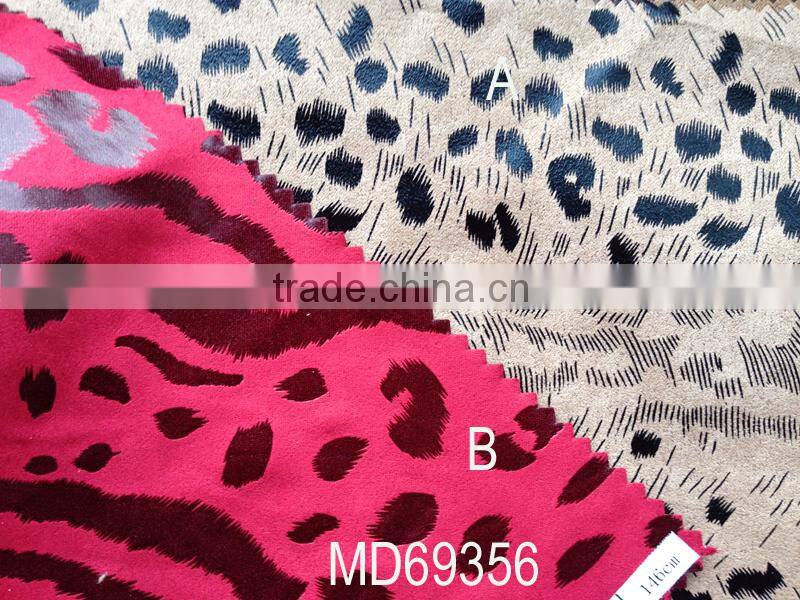 PU artificial suede fabric/synthetic suede fabric for ladies pyjama, trousers,sofa cushion,bedding bags MD69370