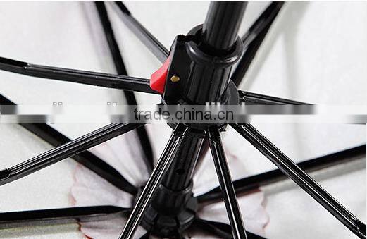 Hot Sale unique umbrella Fashion Galaxy Nebula 3 Folding sika deer art Umbrella Sunny and Rainy Sunscreen Anti-uv Umbrellas