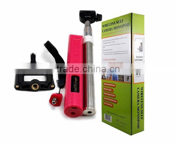 New 2 in 1 Wireless zoom fucntion monopod bleutooth selfie stick