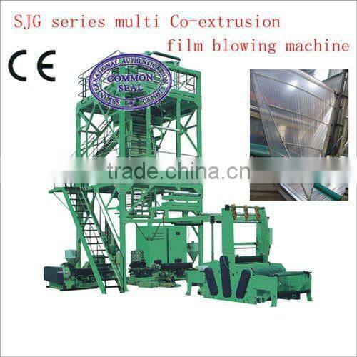 SJX3-FM1700 PE Three-layer Co-extruding Film Blowing Machine