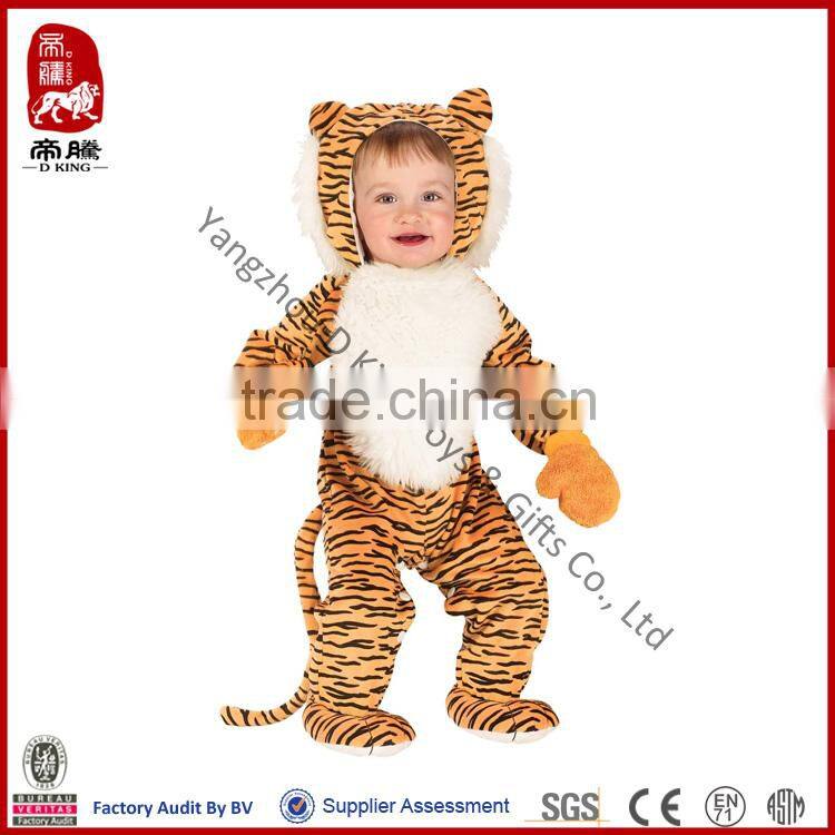 2014 new product plush tiger toy for kids stuffed tiger custume