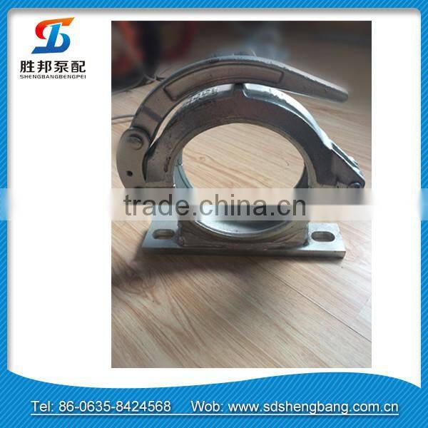 concrete pump pipe clamp rubber lined pipe clamp
