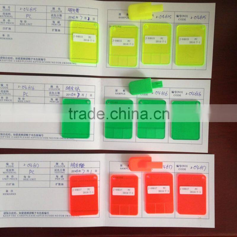 Colored polycarbonate enclosure plastic material, Low halogen FR PC raw particles