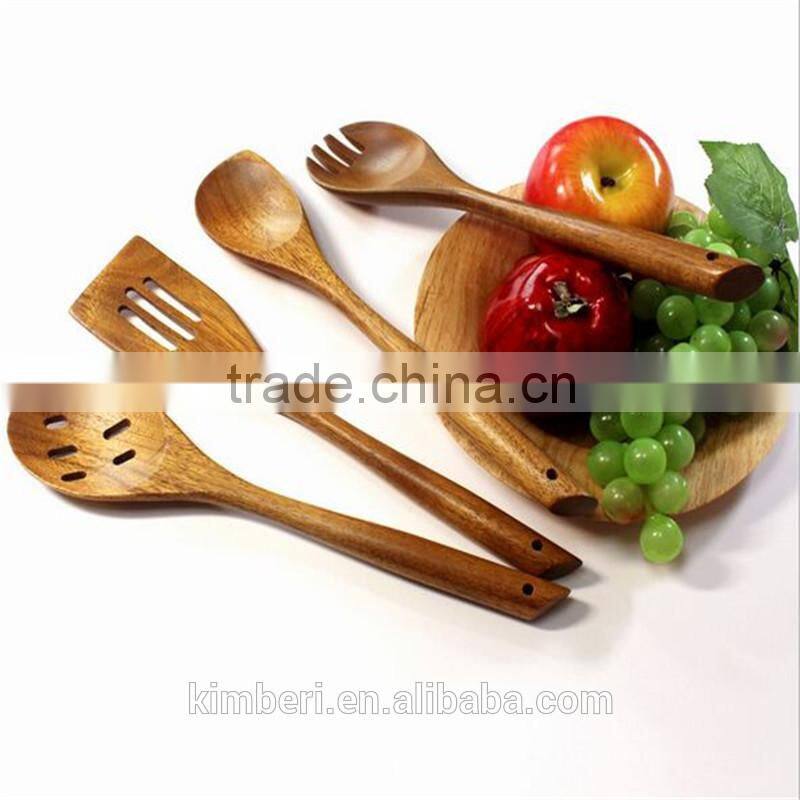 durable FSC acacia wood kitchen utensil