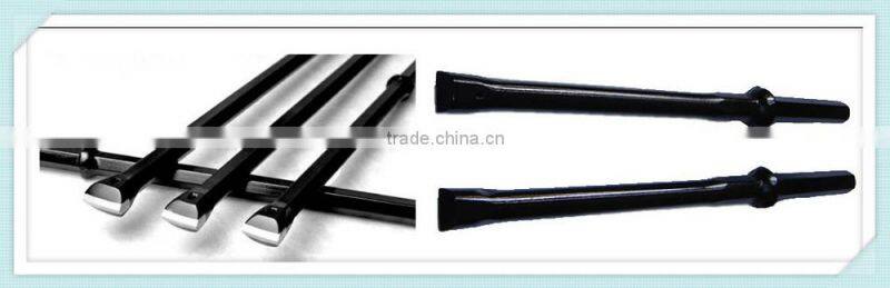 Chisel Bit Integral Drill Rod For Rock Drilling , Shank 22 mm x 108 mm